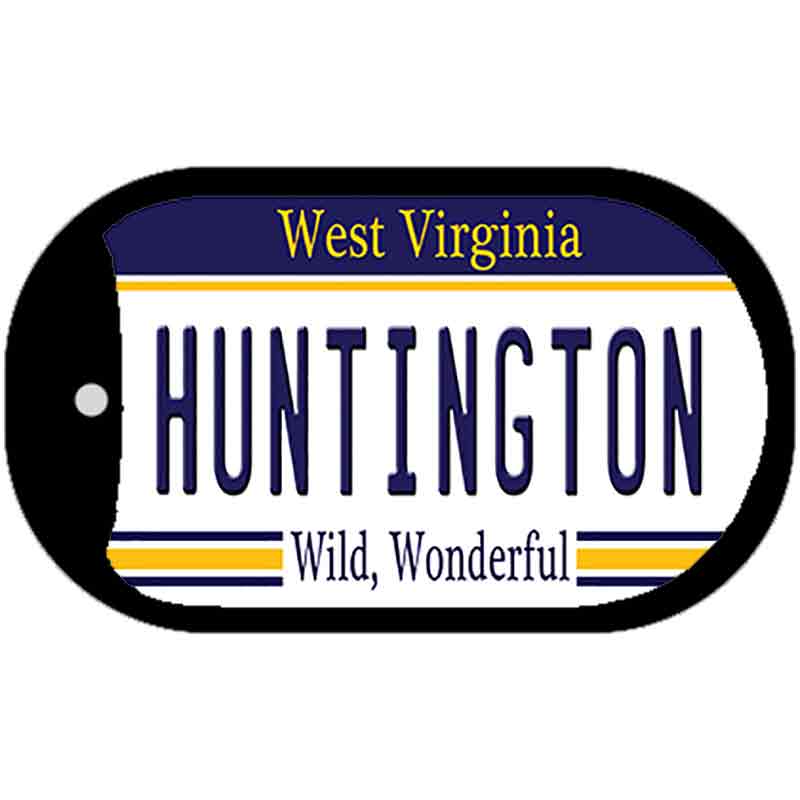 Huntington West Virginia Novelty Metal Dog Tag Necklace DT-6538