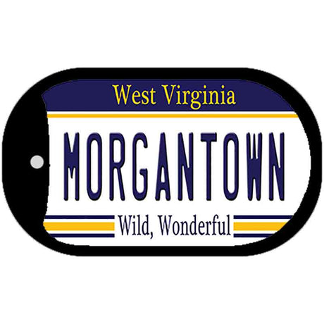 Morgantown West Virginia Novelty Metal Dog Tag Necklace DT-6540