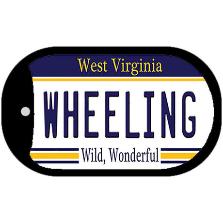 Wheeling West Virginia Novelty Metal Dog Tag Necklace DT-6542