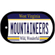 Mountaineers West Virginia Novelty Metal Dog Tag Necklace DT-6545