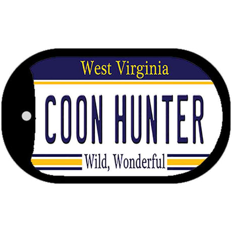 Coon Hunter West Virginia Novelty Metal Dog Tag Necklace DT-6547