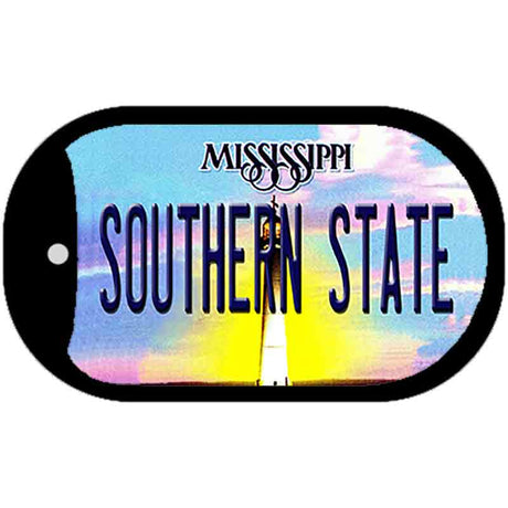 Southern State Mississippi Novelty Metal Dog Tag Necklace DT-6553