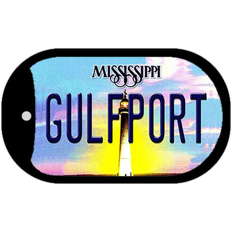 Gulfport Mississippi Novelty Metal Dog Tag Necklace DT-6554