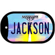 Jackson Mississippi Novelty Metal Dog Tag Necklace DT-6555