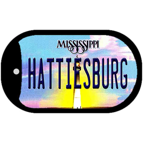 Hattiesburg Mississippi Novelty Metal Dog Tag Necklace DT-6557