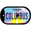 Columbus Mississippi Novelty Metal Dog Tag Necklace DT-6561