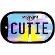 Cutie Mississippi Novelty Metal Dog Tag Necklace DT-6566