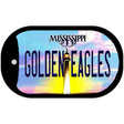 Golden Eagles Mississippi Novelty Metal Dog Tag Necklace DT-6569