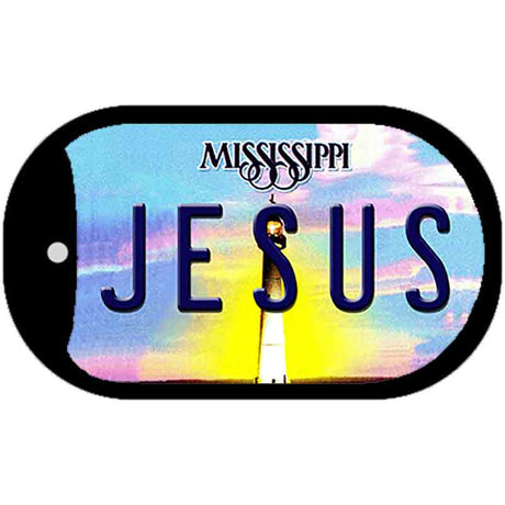 Jesus Mississippi Novelty Metal Dog Tag Necklace DT-6587