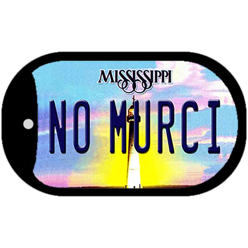 No Murci Mississippi Novelty Metal Dog Tag Necklace DT-6595