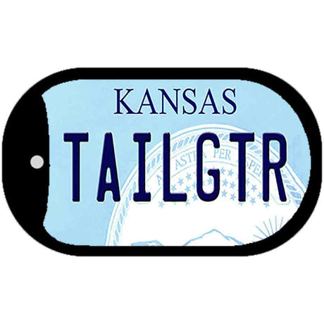 Tailgtr Kansas Novelty Metal Dog Tag Necklace DT-6599