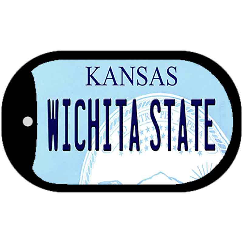 Wichita State Kansas Novelty Metal Dog Tag Necklace DT-6603