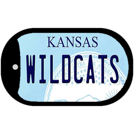 Wildcats Kansas Novelty Metal Dog Tag Necklace DT-6604