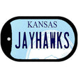 Jayhawks Kansas Novelty Metal Dog Tag Necklace DT-6605