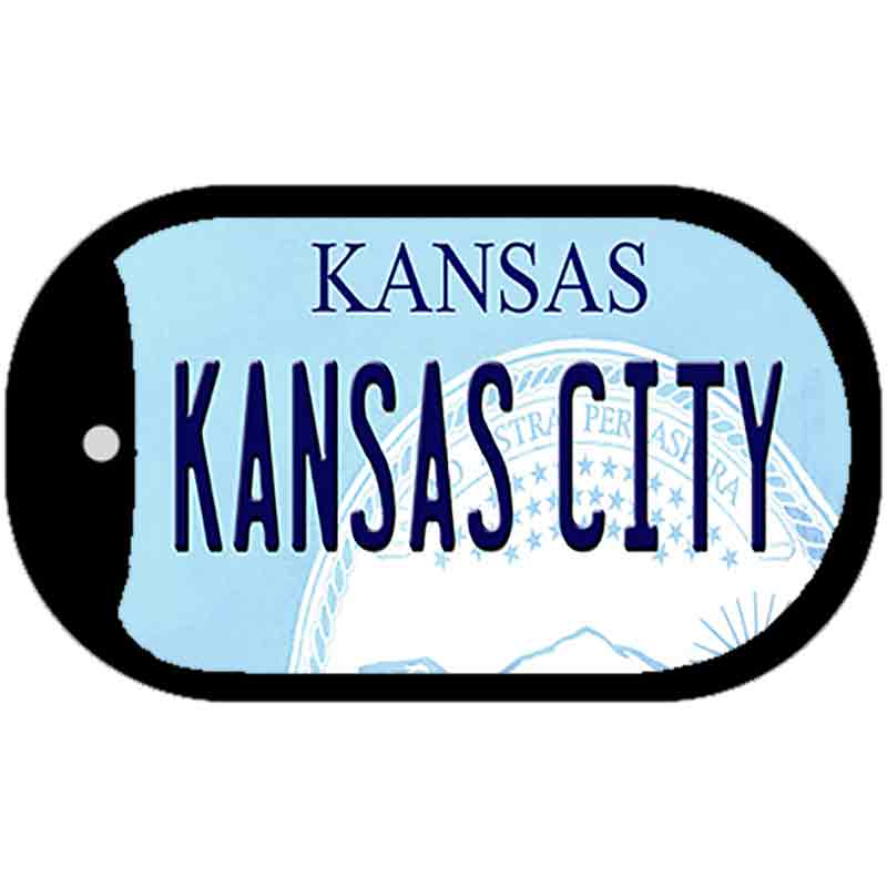 Kansas City Kansas Novelty Metal Dog Tag Necklace DT-6606