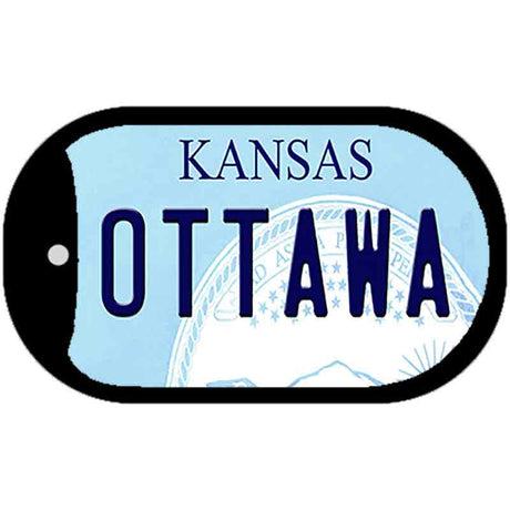 Ottawa Kansas Novelty Metal Dog Tag Necklace DT-6607