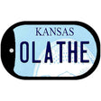 Olathe Kansas Novelty Metal Dog Tag Necklace DT-6612