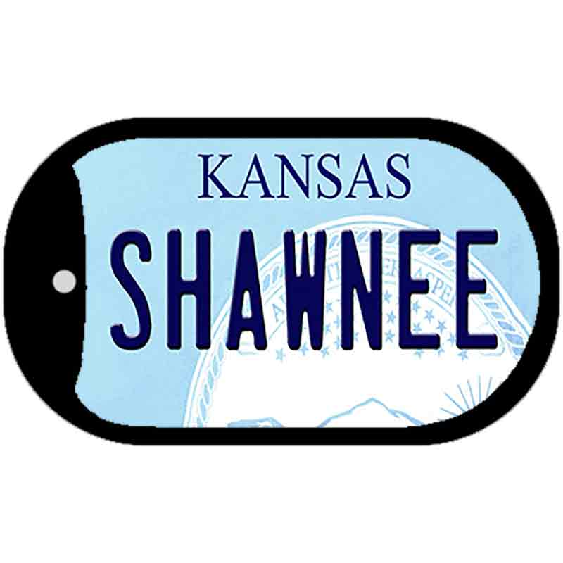 Shawnee Kansas Novelty Metal Dog Tag Necklace DT-6613