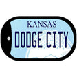 Dodge City Kansas Novelty Metal Dog Tag Necklace DT-6614