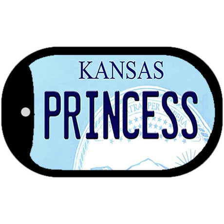 Princess Kansas Novelty Metal Dog Tag Necklace DT-6625