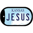 Jesus Kansas Novelty Metal Dog Tag Necklace DT-6633