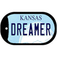 Dreamer Kansas Novelty Metal Dog Tag Necklace DT-6634