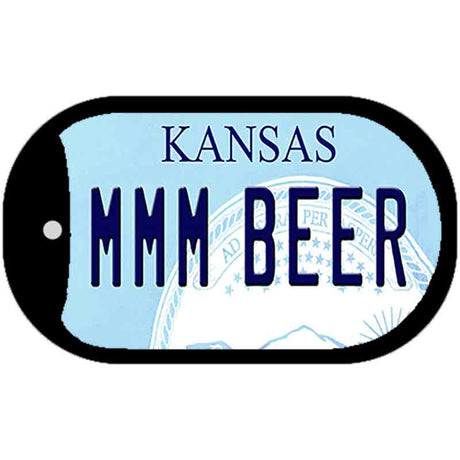 MMM Beer Kansas Novelty Metal Dog Tag Necklace DT-6640