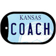 Coach Kansas Novelty Metal Dog Tag Necklace DT-6642