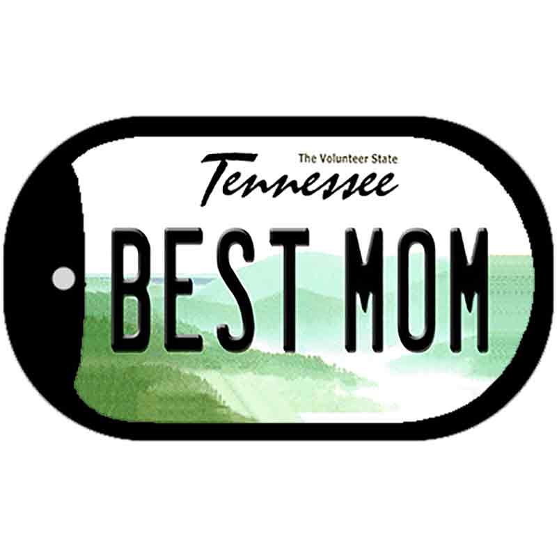 Best Mom Tennessee Novelty Metal Dog Tag Necklace DT-6648