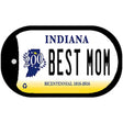 Indiana Best Mom Novelty Metal Dog Tag Necklace DT-6651