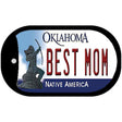 Best Mom Oklahoma Novelty Metal Dog Tag Necklace DT-6655