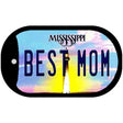 Best Mom Mississippi Novelty Metal Dog Tag Necklace DT-6657