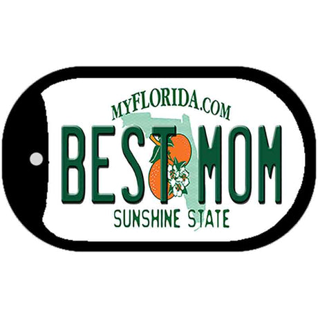 Best Mom Florida Novelty Metal Dog Tag Necklace DT-6659