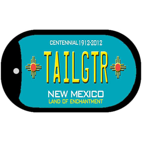 Tailgtr Teal New Mexico Novelty Metal Dog Tag Necklace DT-6665