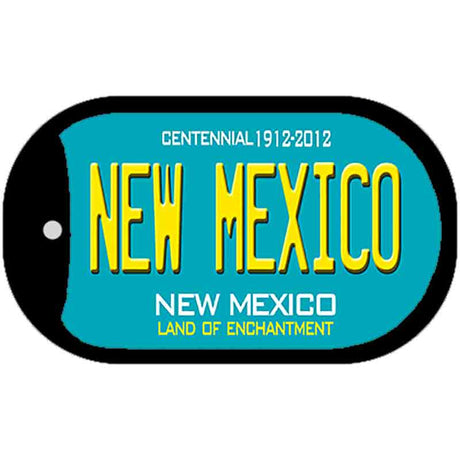 New Mexico Teal New Mexico Novelty Metal Dog Tag Necklace DT-6669