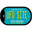 UFO Site Teal New Mexico Novelty Metal Dog Tag Necklace DT-6673