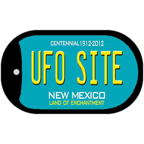 UFO Site Teal New Mexico Novelty Metal Dog Tag Necklace DT-6673