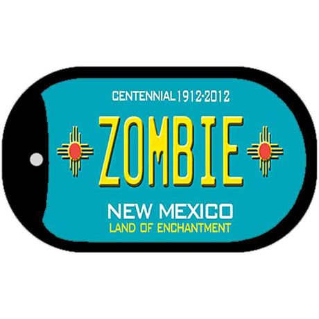 Zombie Teal New Mexico Novelty Metal Dog Tag Necklace DT-6696