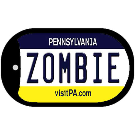 Zombie Pennsylvania Novelty Metal Dog Tag Necklace DT-6699