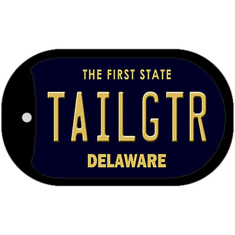 Tailgtr Delaware Novelty Metal Dog Tag Necklace DT-6705