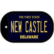 New Castle Delaware Novelty Metal Dog Tag Necklace DT-6708