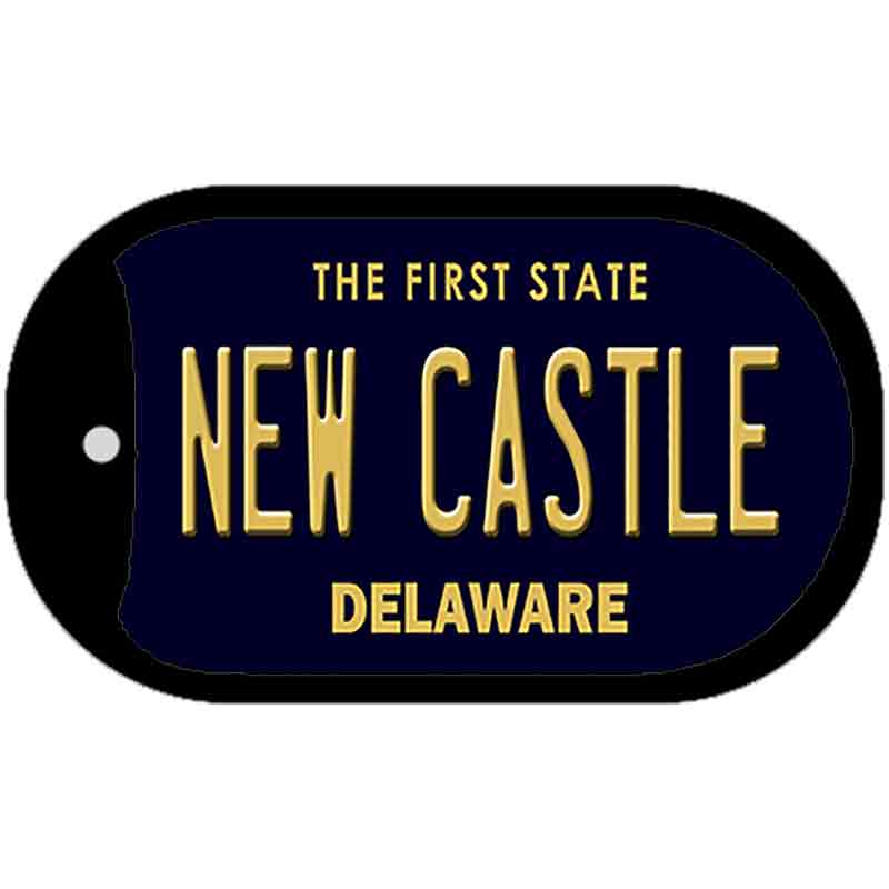 New Castle Delaware Novelty Metal Dog Tag Necklace DT-6708