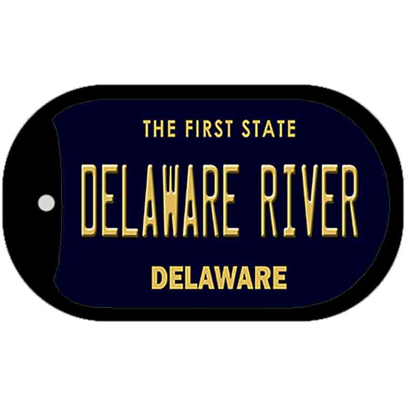 Delaware River Novelty Metal Dog Tag Necklace DT-6709