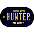 Hunter Delaware Novelty Metal Dog Tag Necklace DT-6720