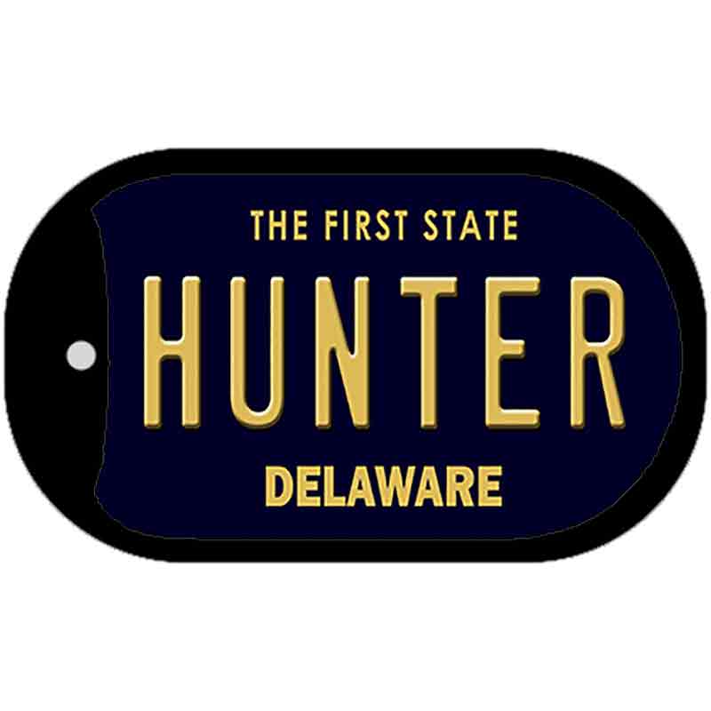 Hunter Delaware Novelty Metal Dog Tag Necklace DT-6720