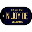 N Joy DE Delaware Novelty Metal Dog Tag Necklace DT-6721