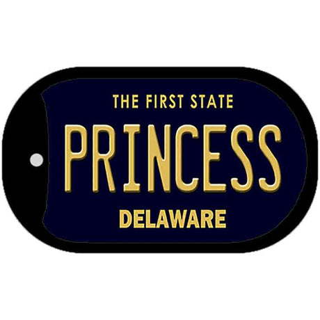 Princess Delaware Novelty Metal Dog Tag Necklace DT-6728