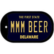 MMM Beer Delaware Novelty Metal Dog Tag Necklace DT-6741