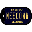 Meeooww Delaware Novelty Metal Dog Tag Necklace DT-6744