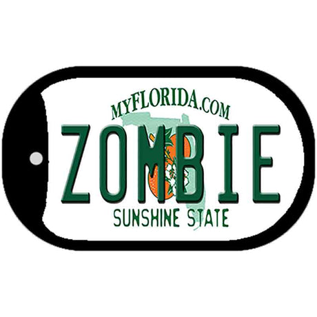 Zombie Florida Novelty Metal Dog Tag Necklace DT-6764